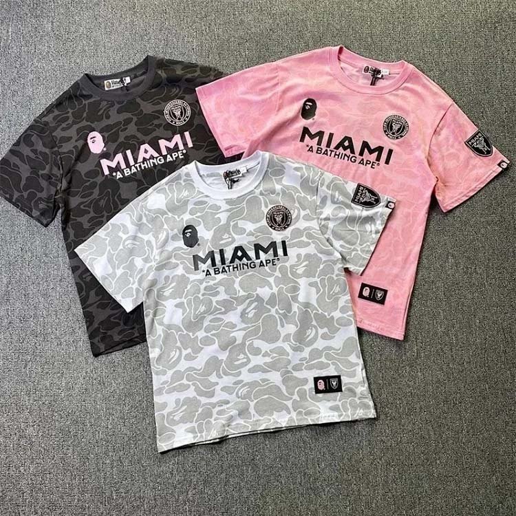 Bape x miami Fashion T-shirts-1132