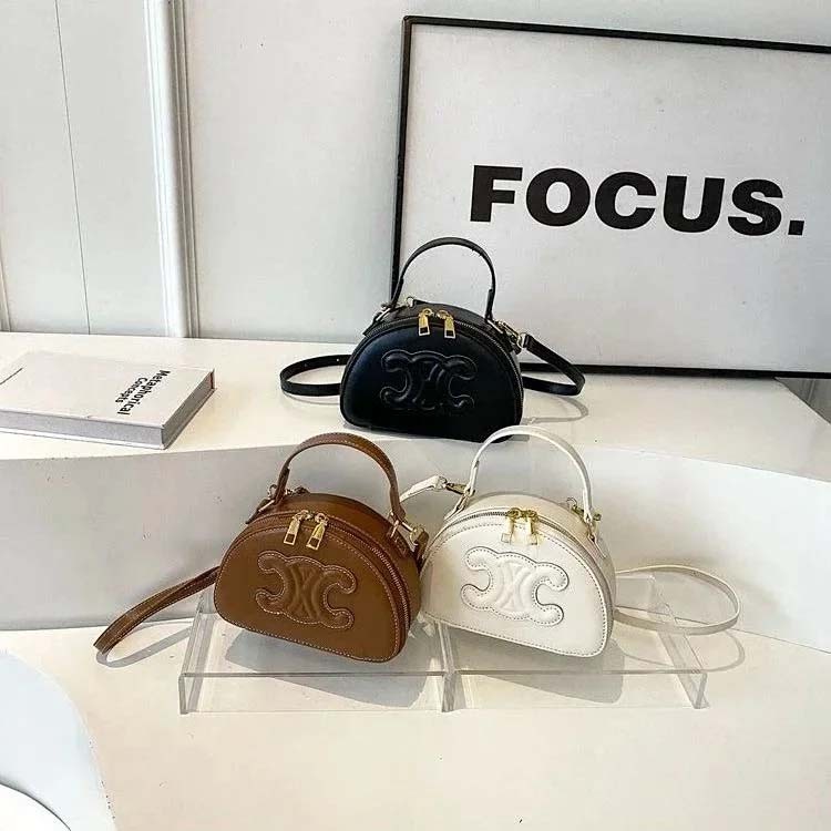 Single shoulder handbag-0664